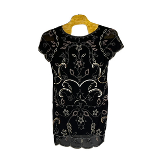 Spense Black and Gold‎ Sequined and Beaded Dress New with Tags Size 12/14